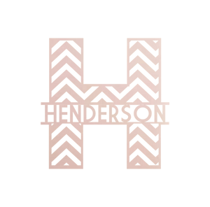 Chevron Monogram