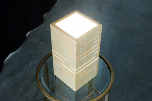 Modern Wood Slot Lamp