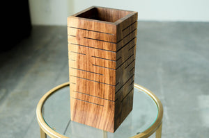 Modern Wood Slot Lamp