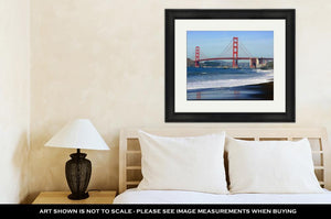 Framed Print, San Francisco Golden Gate Bridge