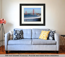 Load image into Gallery viewer, Framed Print, San Francisco Golden Gate Bridge