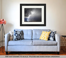 Load image into Gallery viewer, Framed Print, Tucson Lightning