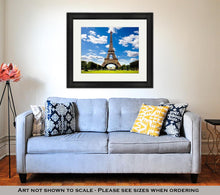 Load image into Gallery viewer, Framed Print, Beautiful Photo Of The Eiffel Tower In Paris