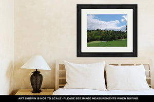 Framed Print, Augusta National Say Amen