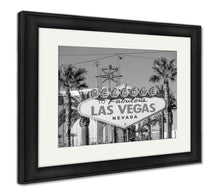 Load image into Gallery viewer, Framed Print, Welcome To Fabulous Las Vegas Sign