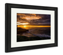 Load image into Gallery viewer, Framed Print, Sunset In La Jolla Beach In San Diego Ca USA