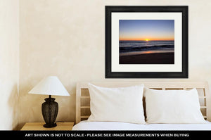 Framed Print, Sunrise Virginia Beach