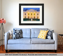 Load image into Gallery viewer, Framed Print, Washington Dc At The White House