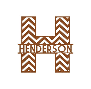 Chevron Monogram